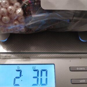 2.3pounds mixed craft beads jewelry making supply lot K-01